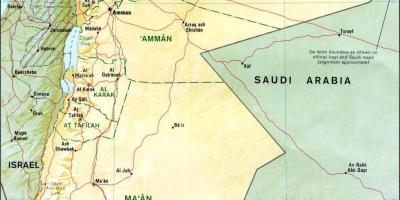 Detalyadong mga mapa ng Jordan