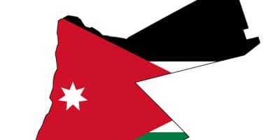 Mapa ng Jordan mapa flag
