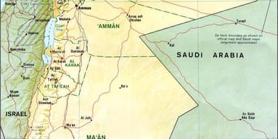 Mapa ng sweimeh Jordan 